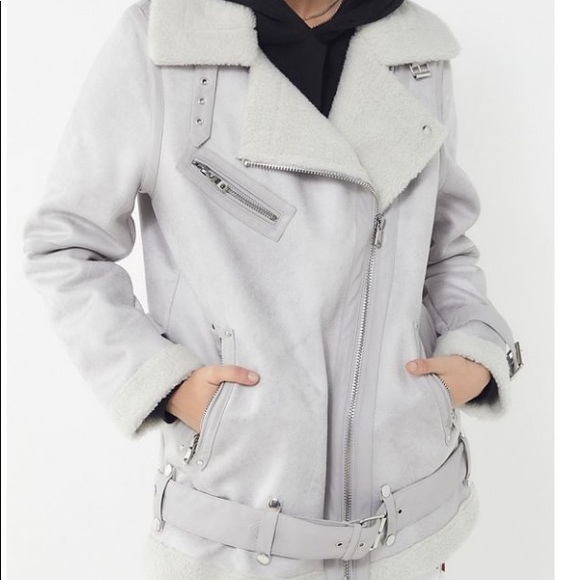 grey aviator jacket